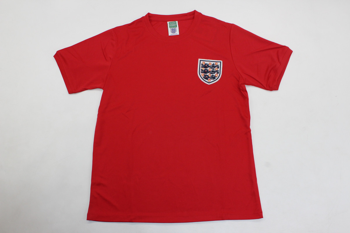 AAA Quality England 1966 Away Red Soccer Jersey